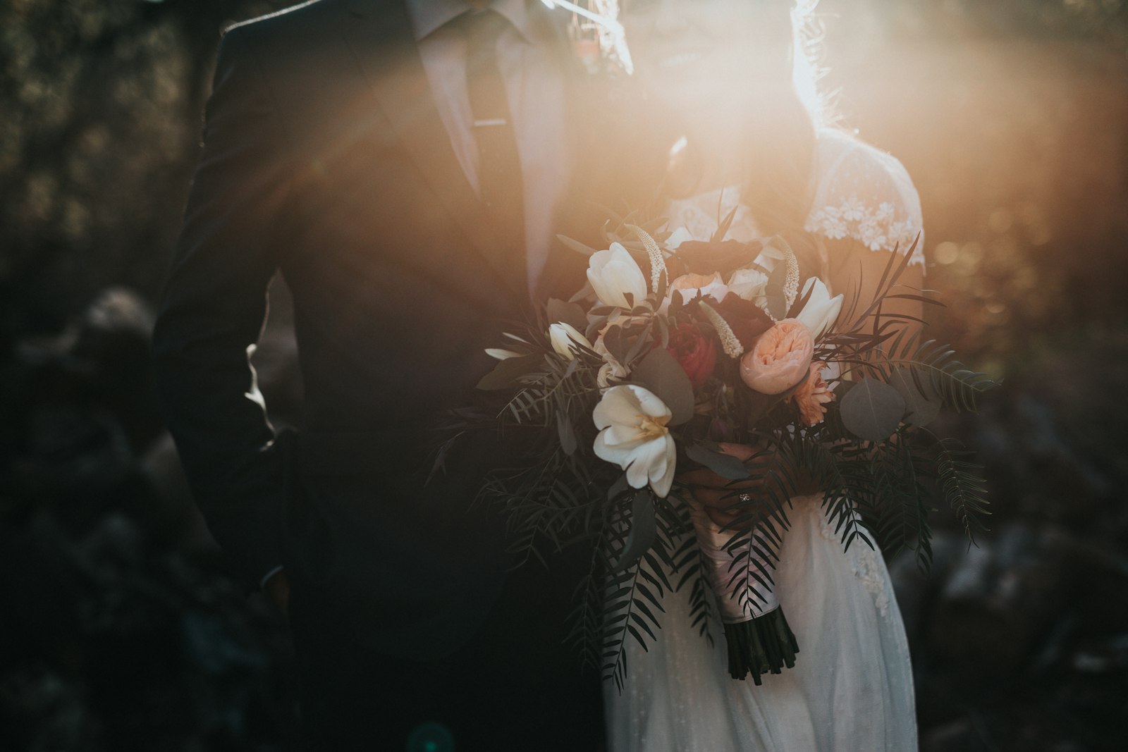 Wedding ceremony florals